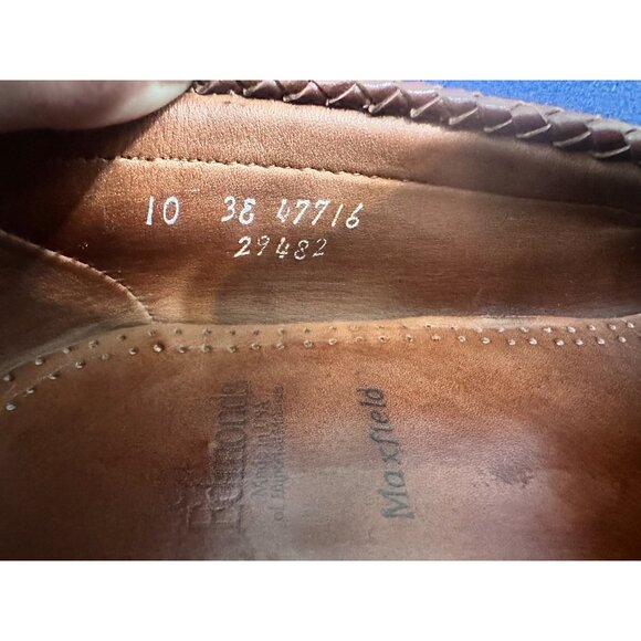 Allen Edmonds Maxfield Loafers Mens Size 10 Brown Leather Preppy Classic Office main image 14